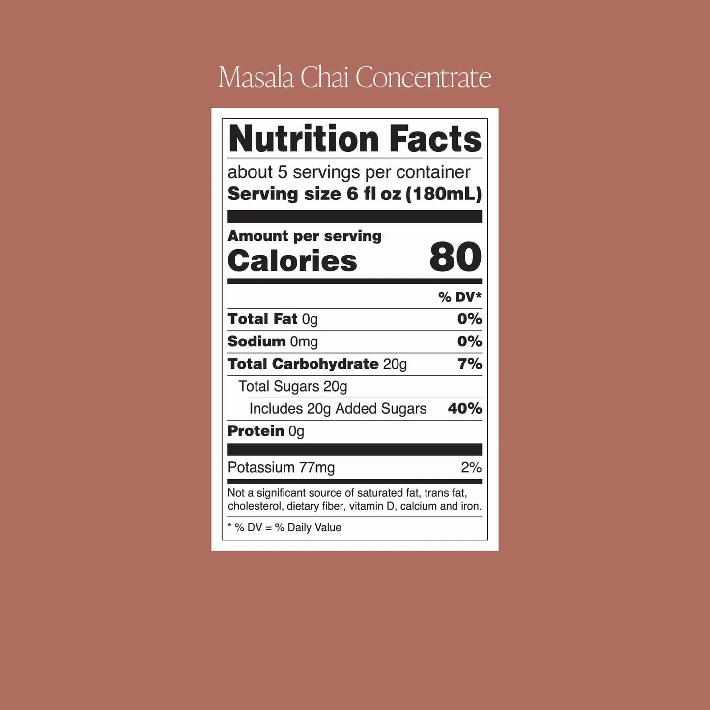 Masala Chai Concentrate - 3 Arrows Coffee