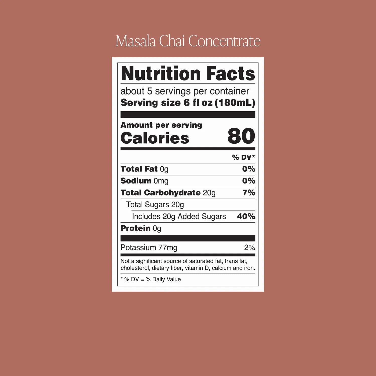 Masala Chai Concentrate - 3 Arrows Coffee